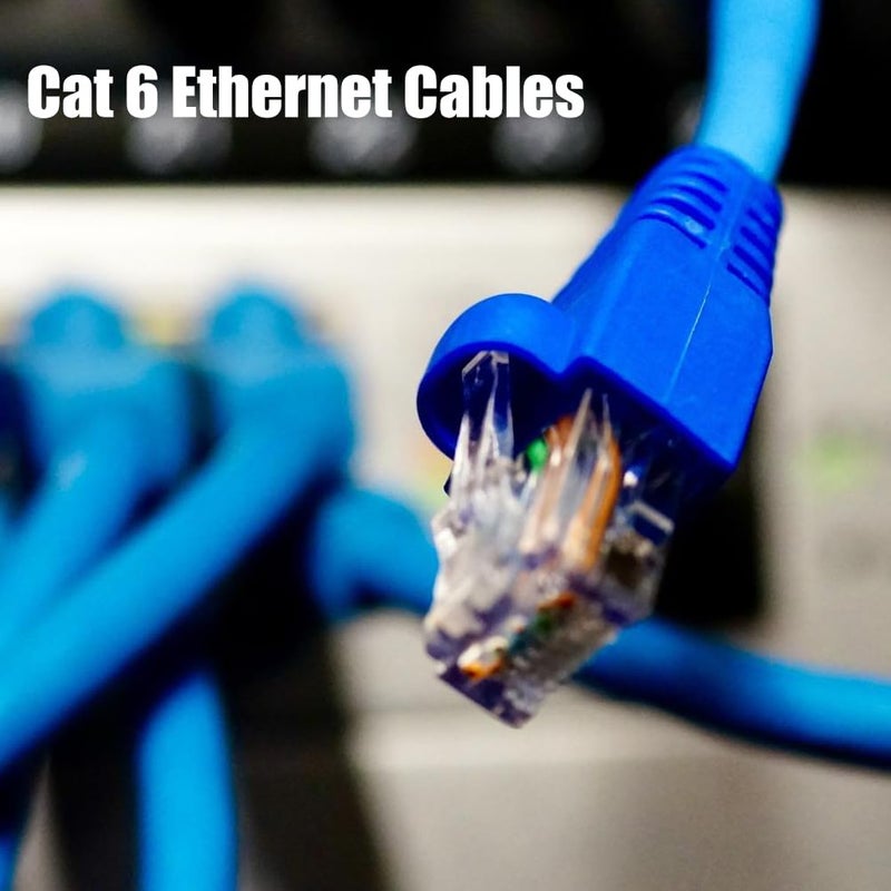 YXQ 100 Pcs Cat5E CAT6 RJ45 Ethernet Network Cable Strain Relief Boots Cable Connector Plug Cover (10 Colors) - Image 5